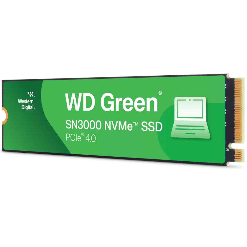 WD - Disco SSD Western Digital Green SN3000 1TB Gen4 M.2 NVMe (5000/4200MB/s)
