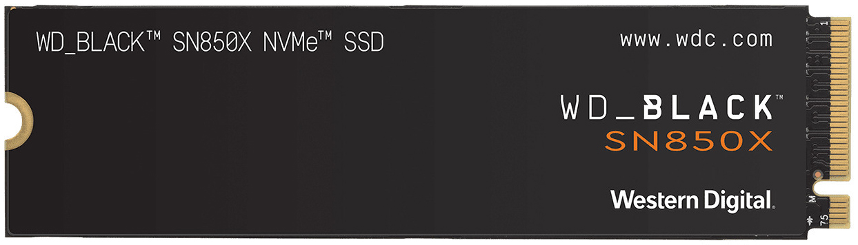 Picture of Picture of Disco SSD Western Digital Black SN850X 2TB Gen4 M.2 NVMe