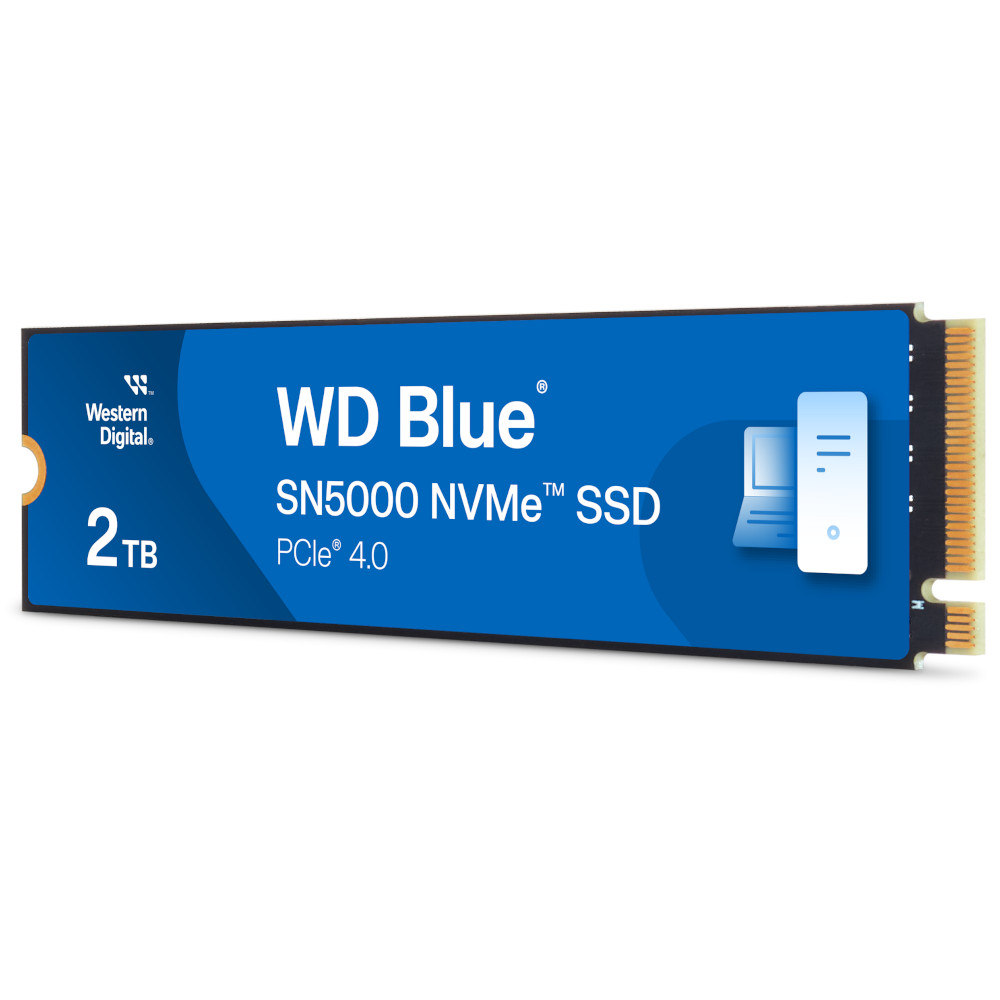 WD - Disco SSD Western Digital Blue SN5000 2TB Gen4 M.2 NVMe (5150/4850MB/s)
