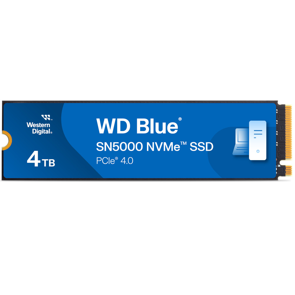 Picture of Picture of Western Digital WD Blue SN5000 NVMe 4 TB M.2 PCI Express 4.0