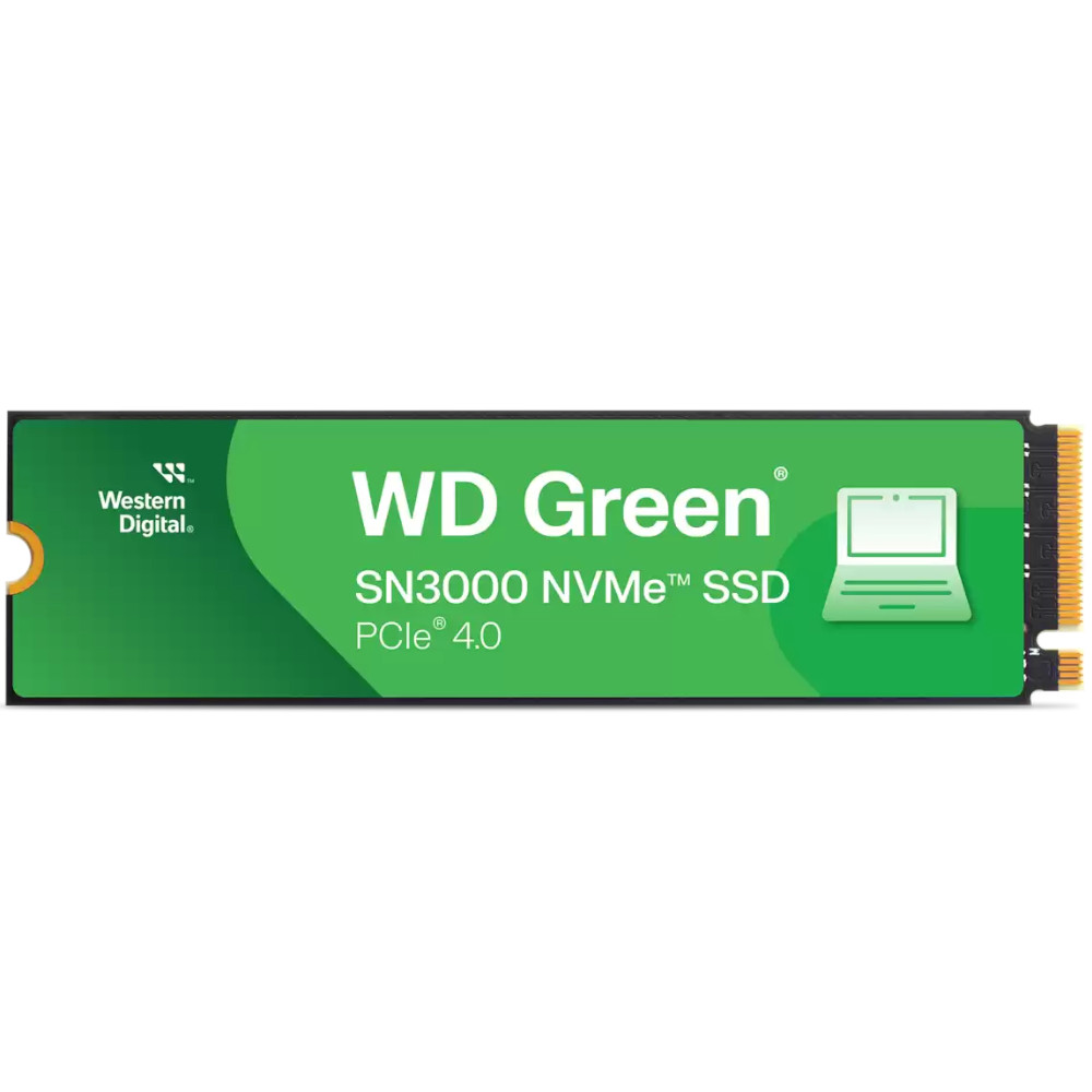 Picture of Picture of Disco SSD Western Digital Green SN3000 500GB Gen4 M.2 NVMe (5000/4100MB/s)