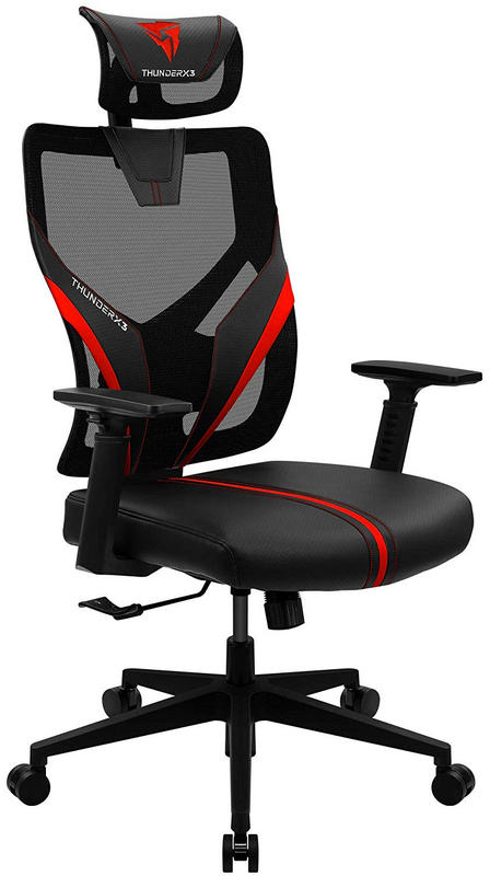 Picture of Picture of Silla Gaming Ergonomica ThunderX3 YAMA 1 - Negro/Rojo