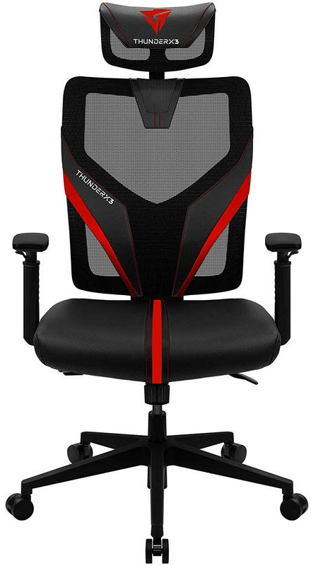Picture of Picture of Silla Gaming Ergonomica ThunderX3 YAMA 1 - Negro/Rojo