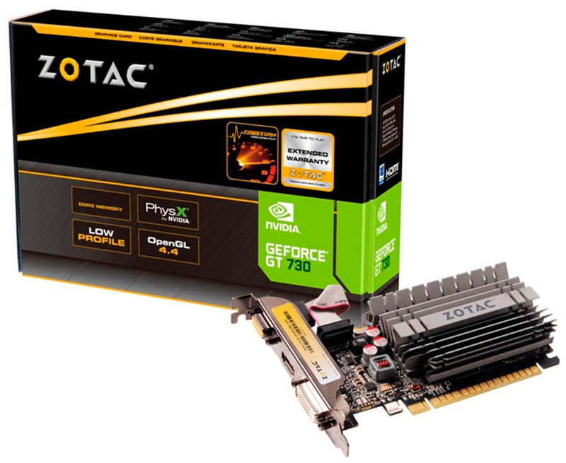 Picture of Picture of Tarjeta Gráfica ZOTAC GeForce® GT 730 Zone Edition 2GB GD3