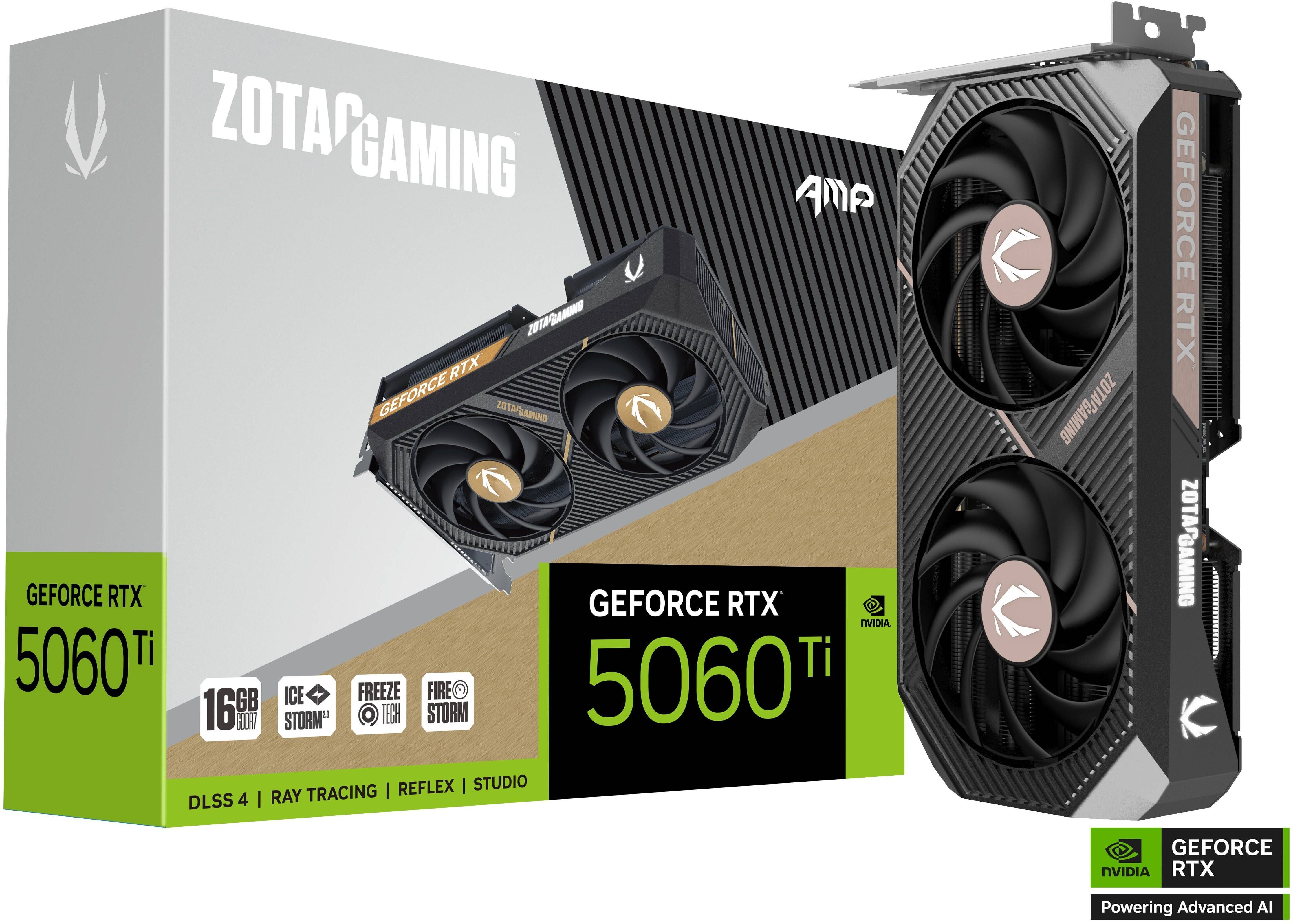 Picture of Picture of Tarjeta Gráfica ZOTAC GeForce® RTX 5060 Ti Amp 16GB GDDR7 DLSS4