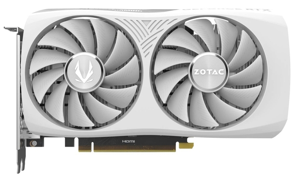 Zotac - Tarjeta Gráfica ZOTAC GeForce® RTX 4060 Twin Edge White Edition 8GD6 DLSS3