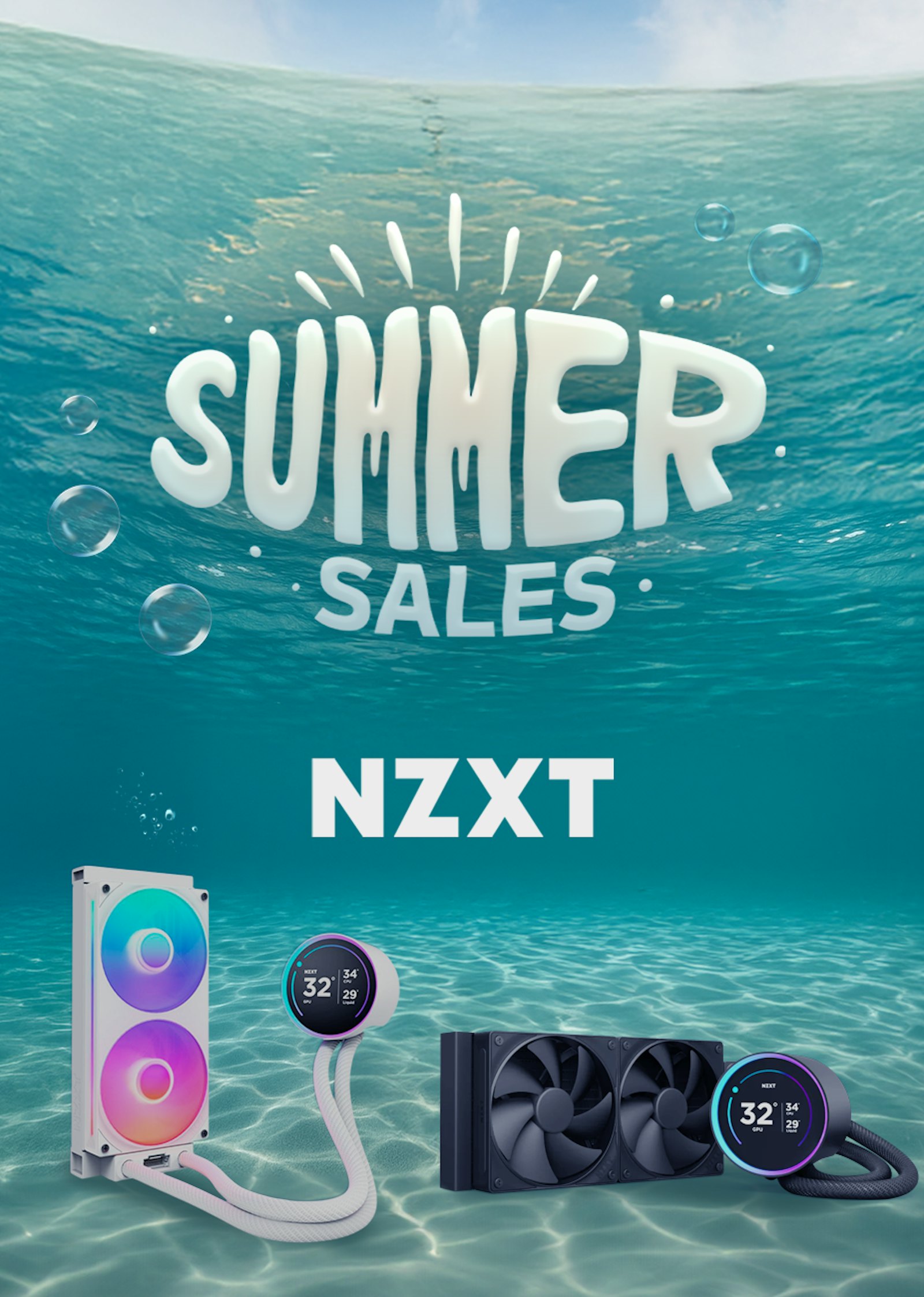 Picture of Productos NZXT con descuento en la campaña Summer Sales