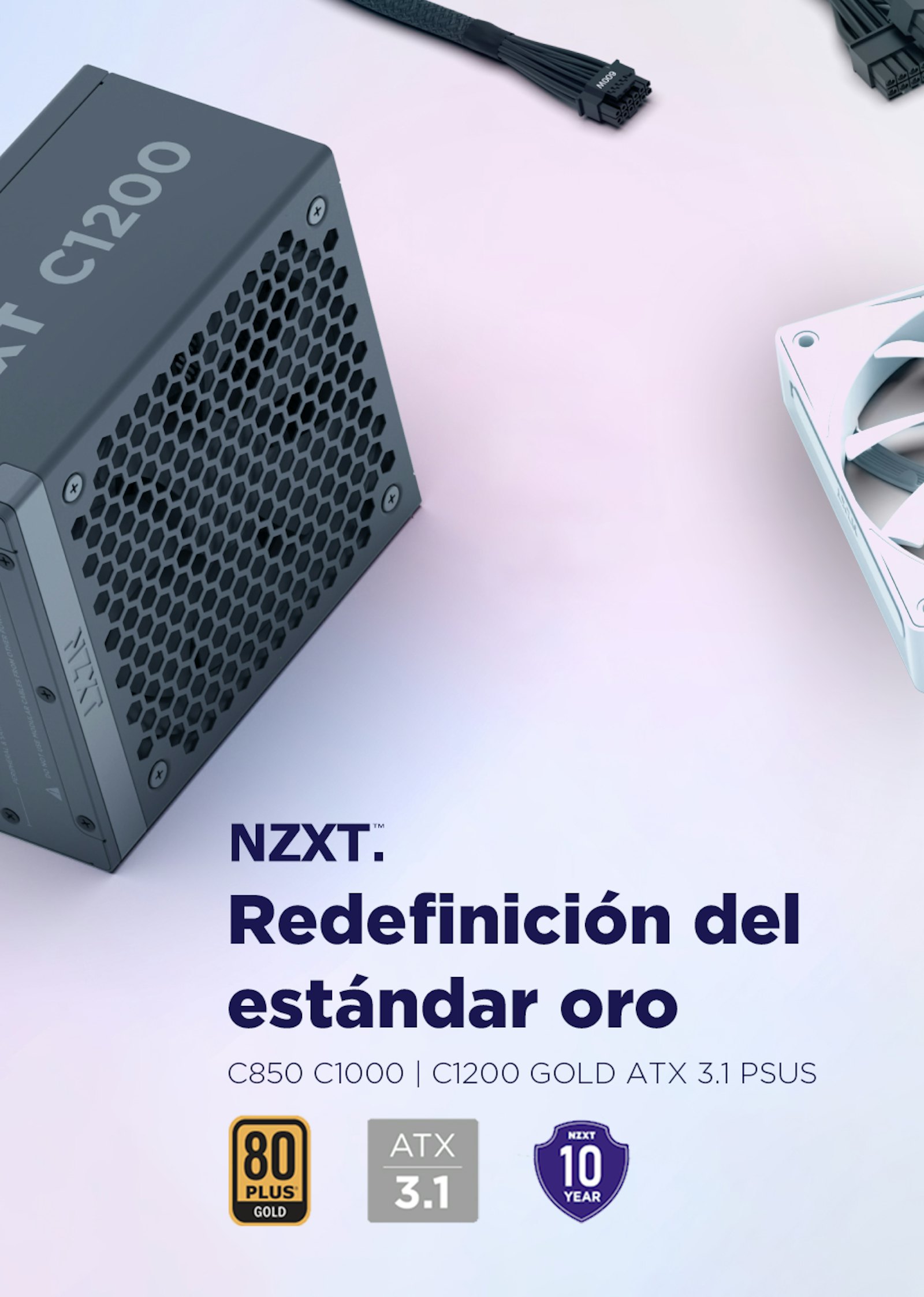 Fuentes de Alimentación NZXT ATX 3.1