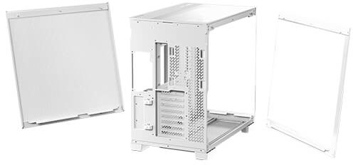 Antec - Caja ATX Antec C8 Blanco Vidrio Templado