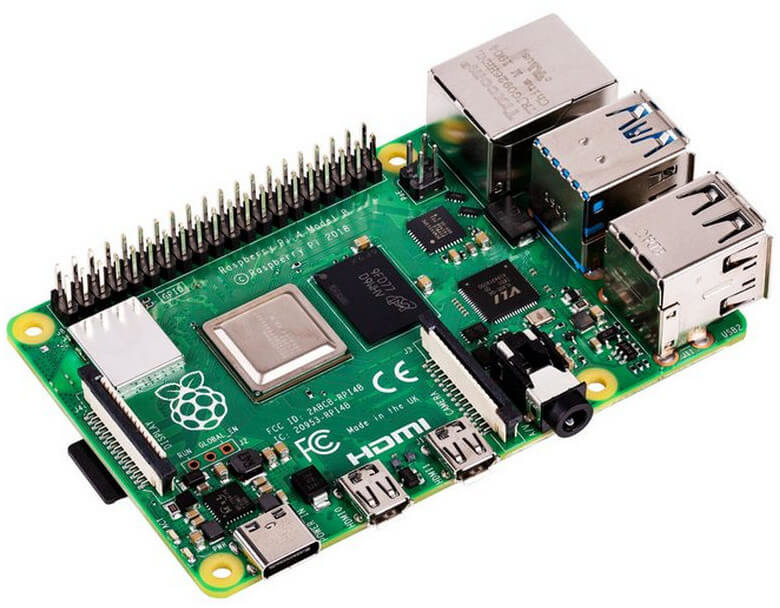 Raspberry - Mini PC Raspberry Pi 4 4GB Mol B