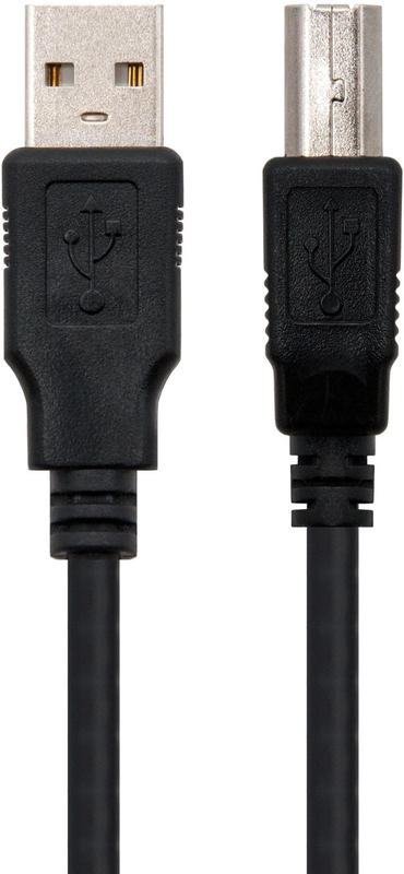Nanocable - Cable USB 2.0 Nanocable USB-A/M para USB-B/M 1 M Negro