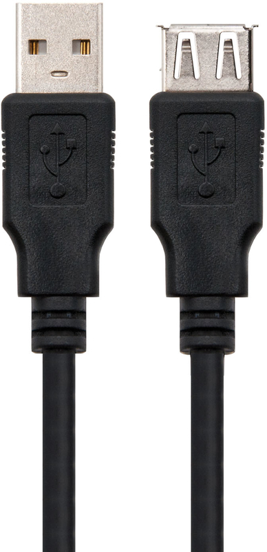 Nanocable - Cable USB 2.0 Nanocable USB-A M/F 3 M Negro