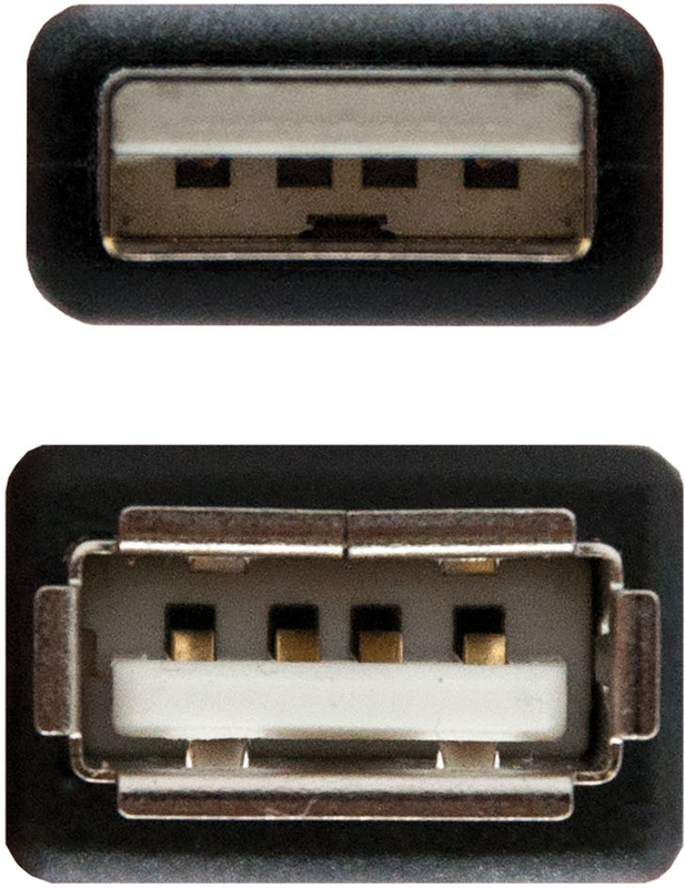 Nanocable - Cable USB 2.0 Nanocable USB-A M/F 3 M Negro