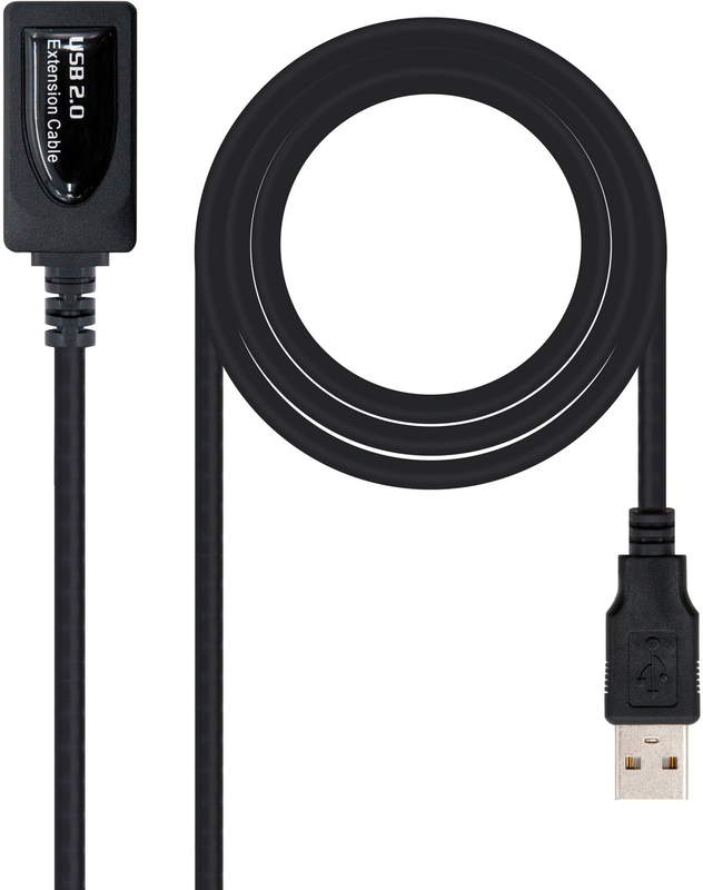 Nanocable - Cable USB 2.0 Nanocable Prolongador c/ Amplificador USB-A M/F 5 M