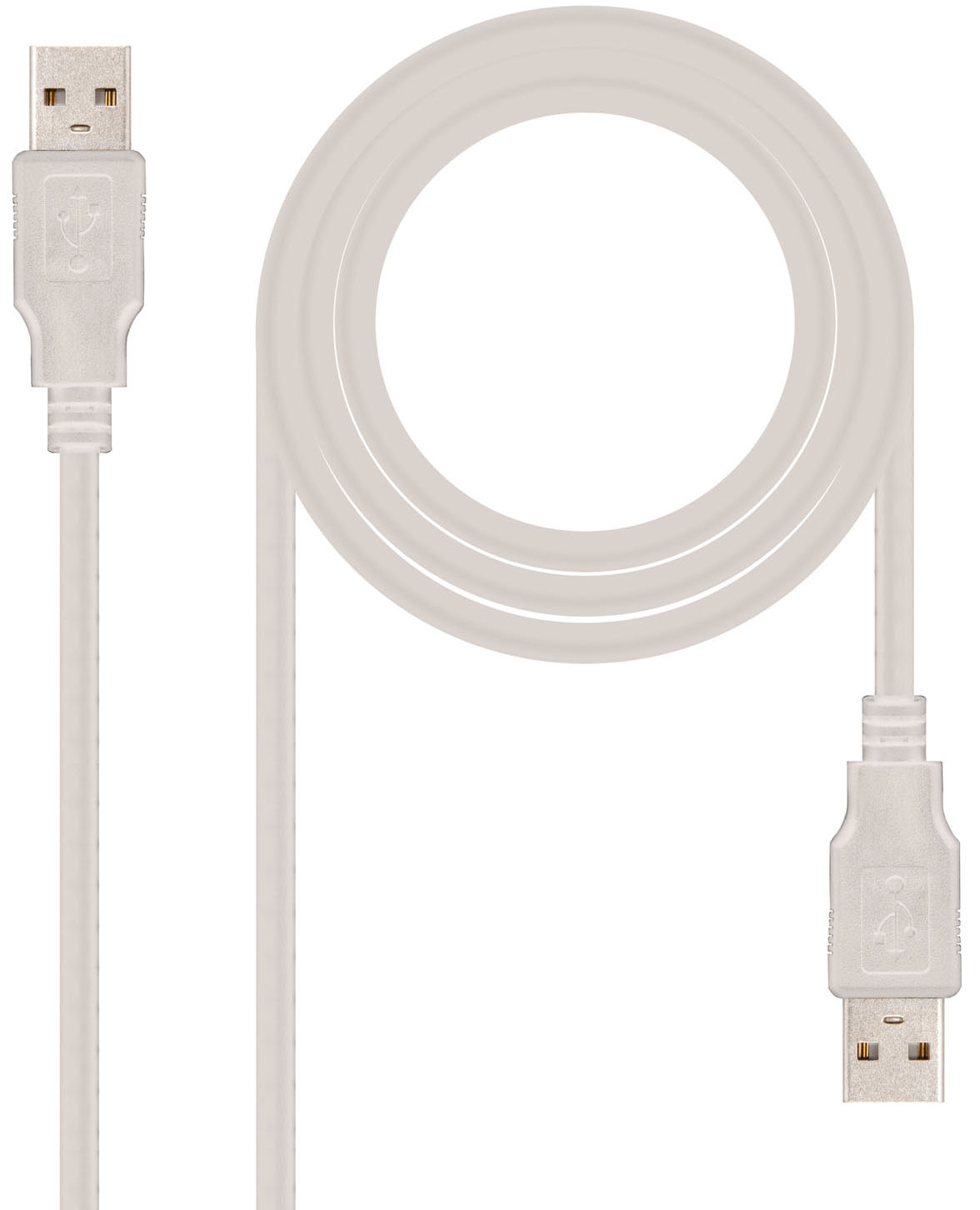 Cable USB 2.0 Nanocable USB-A M/M 2 M