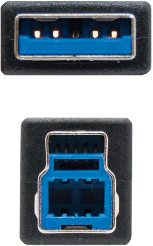 Nanocable - Cable USB 3.0 Impressora Nanocable USB-A/M para USB-B/M 2 M Negro