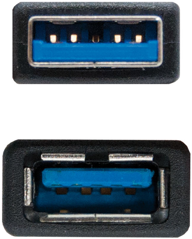 Nanocable - Cable USB 3.0 Nanocable USB-A M/F 1 M Negro