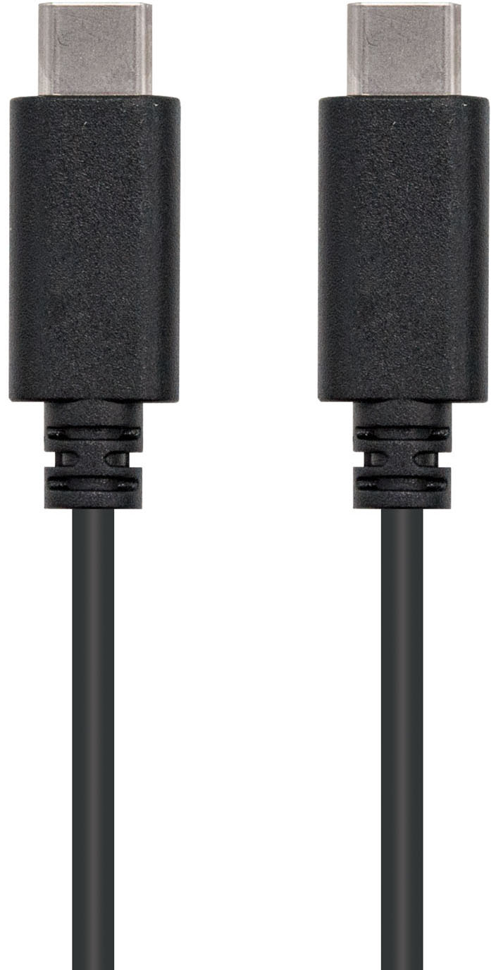 Nanocable - Cable USB 2.0 3A Nanocable USB-C M/M 3 M Negro