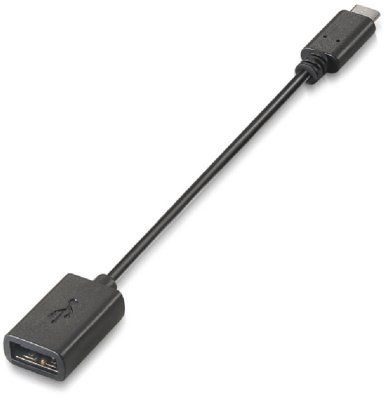Nanocable - Cable USB 2.0 3A OTG Nanocable USB-C/M-A/F 15 CM Negro
