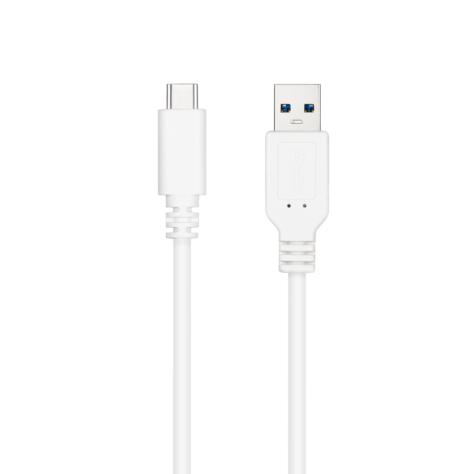 Nanocable - Cable USB 3.1 Gen2 10Gbps 3A Nanocable USB-C/M > USB-A/M 0.5 M Blanco