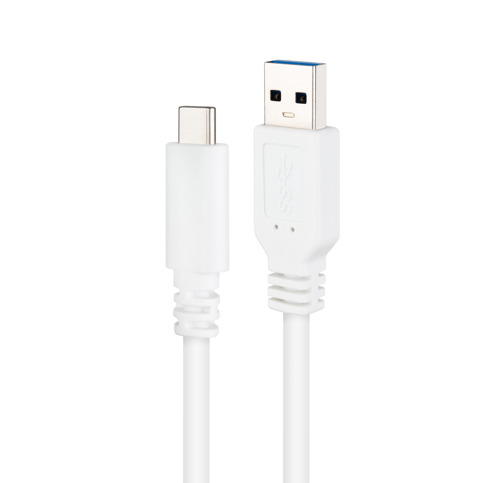 Nanocable - Cable USB 3.1 Gen2 10Gbps 3A Nanocable USB-C/M > USB-A/M 0.5 M Blanco