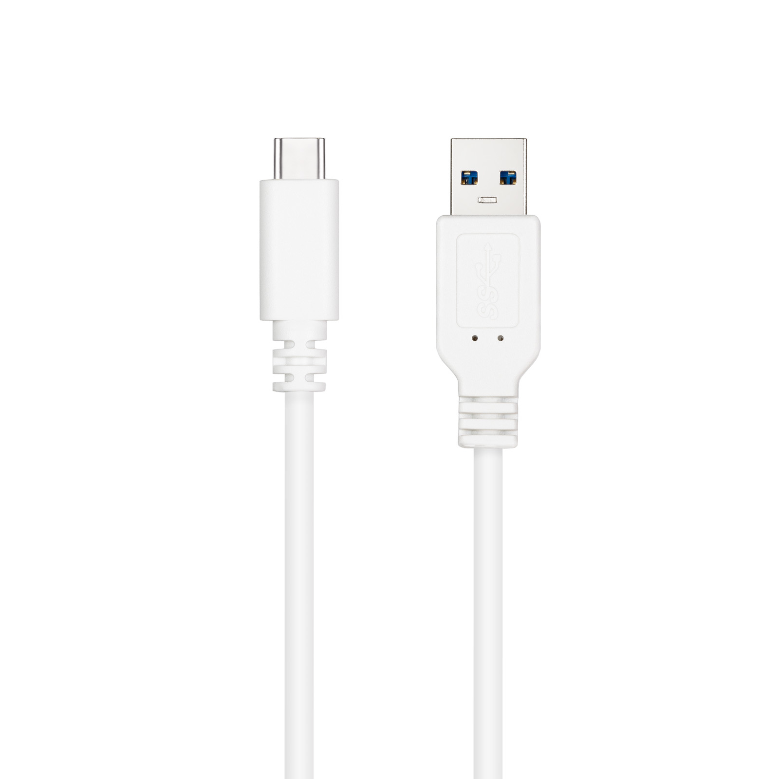 Nanocable - Cable USB 3.1 Gen2 Nanocable 10Gbps 3A USB-C/M - A/M 1,5 M Blanco