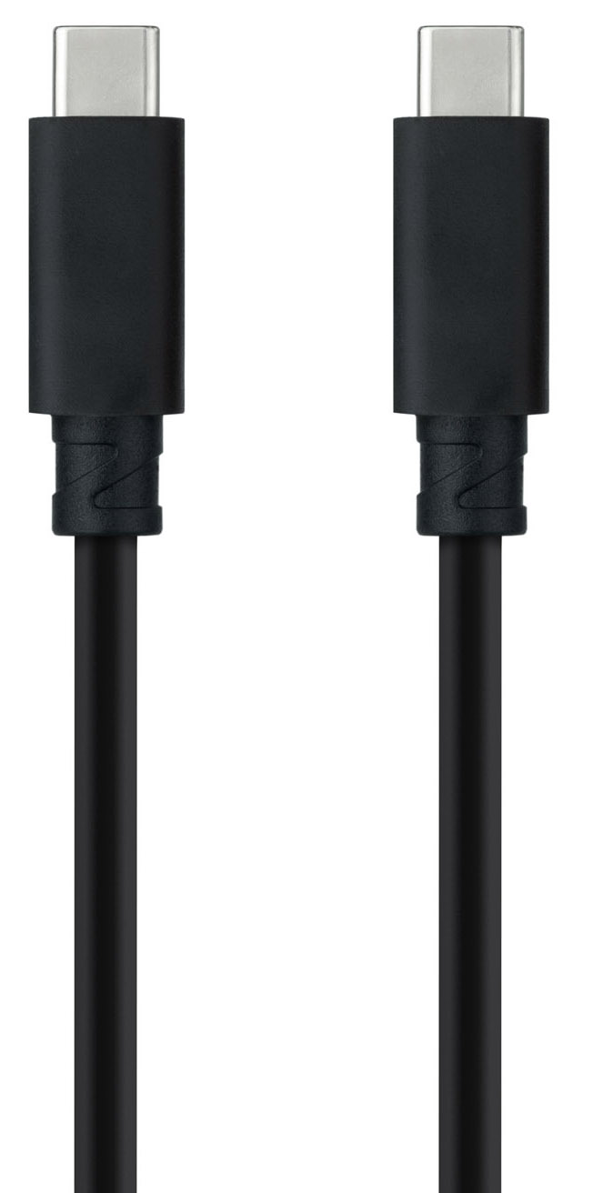 Nanocable - Cable USB-C 3.1 Gen2 Nanocable 10Gbps 5A 4K/60Hz 0.5 M Negro