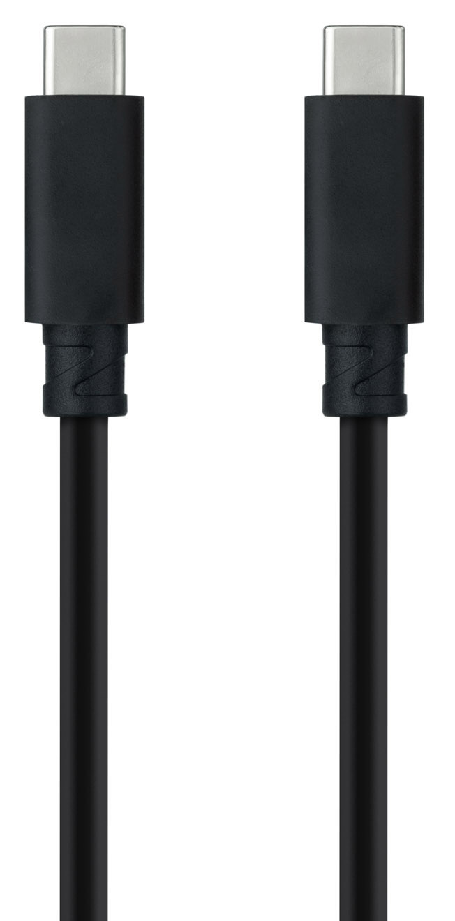 Nanocable - Cable USB-C 3.1 Gen2 Nanocable 10Gbps 5A 4K/60Hz 1.5 M Negro