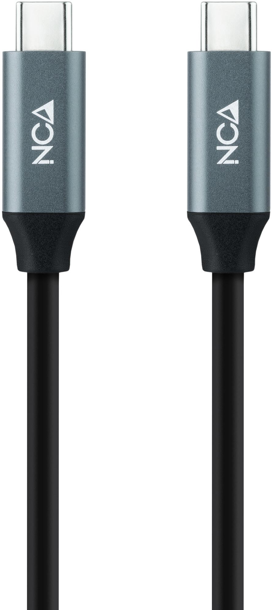 Nanocable - Cable USB 3.2 Gen2x2 Nanocable 20Gbps 5A/100W 4K@60Hz USB-C M/M 0.5 M Negro