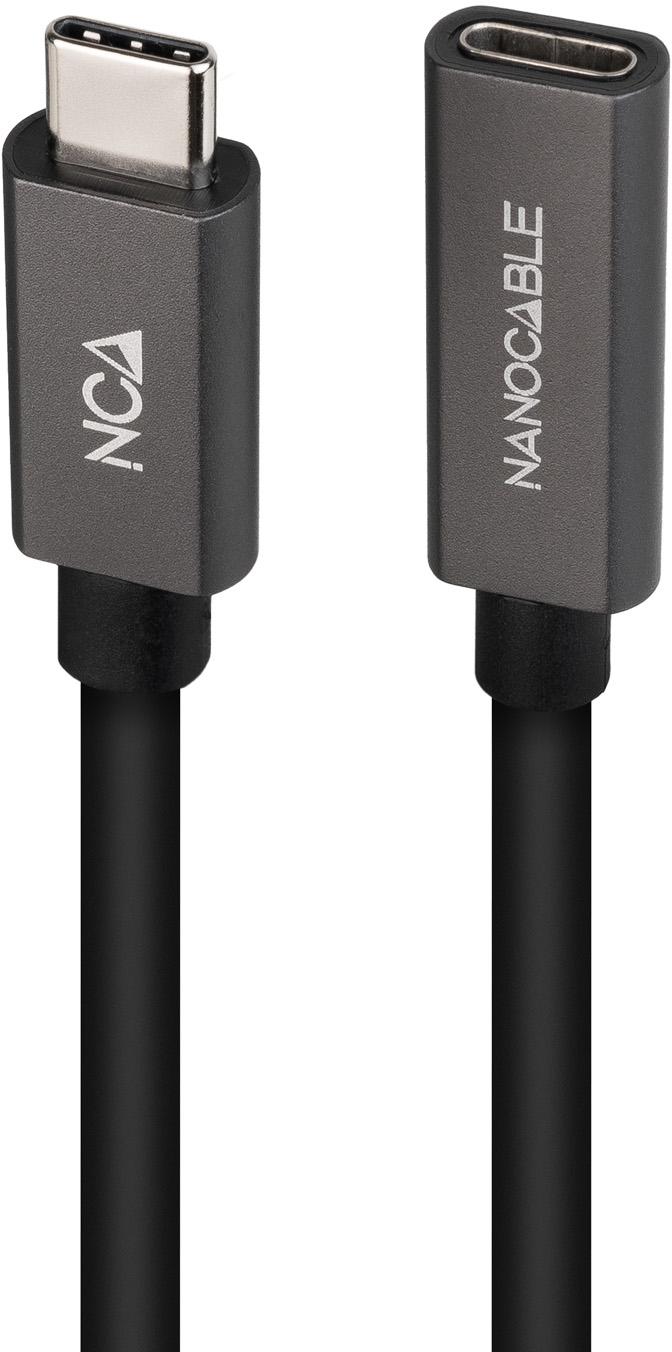 Nanocable - Cable USB 3.2 Gen2x2 Nanocable 4K/60Hz USB-C M/H 1,5 M