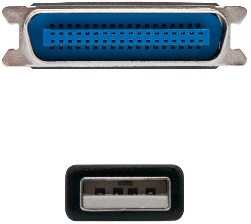 Nanocable - Cable Conversor NanoCable USB Impressora paralela A/M - CN36(IEEE1284)/M 1.5 M Negro