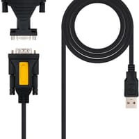 Cable Conversor NanoCable USB a SERIE A/M-RS232 DB9/M DB25/M 1.8 M