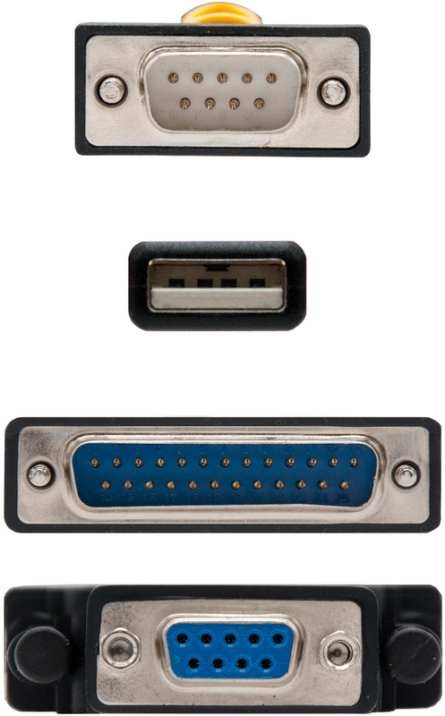 Nanocable - Cable Conversor NanoCable USB a SERIE A/M-RS232 DB9/M DB25/M 1.8 M