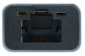 Nanocable - Adaptador Gigabit NanoCable USB-C a Ethernet Gigabit 10/100/1000 Mbps 15 CM Gris