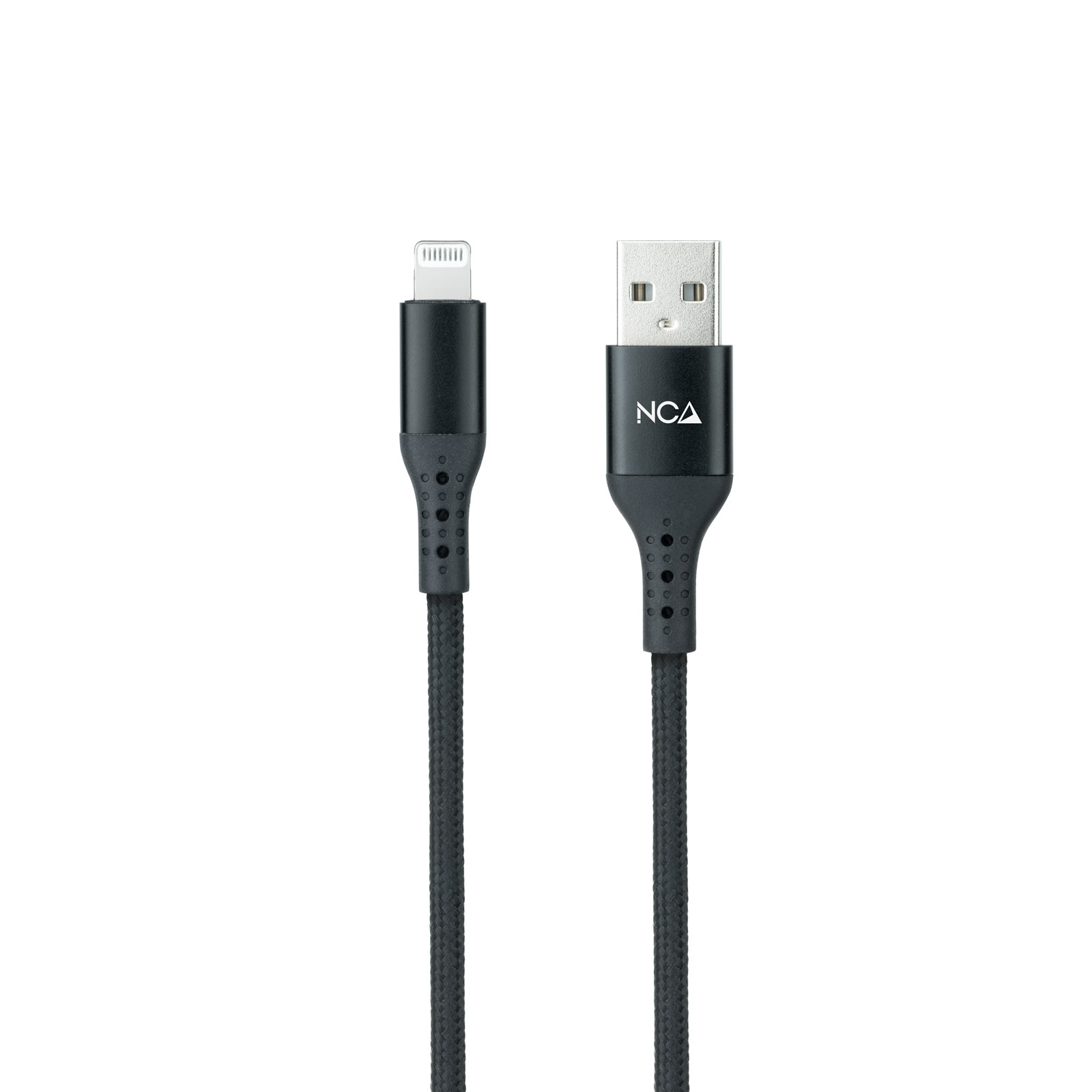 Nanocable - Cable Lightning Nanocable Lightning/M para USB A/M Coiled 1M Negro