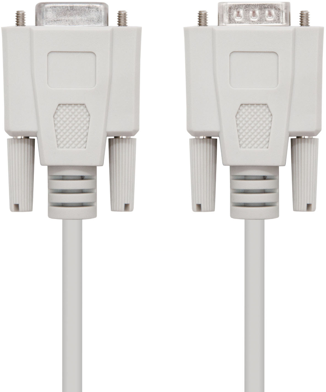Nanocable - Cable SERIE RS232 NanoCable DB9/M-DB9/F 1.8 M