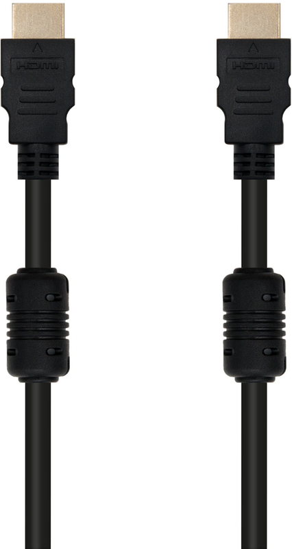 Nanocable - Cable HDMI V1.4 HEC NanoCable USB-A M/M 1.8 M c/Ferrite