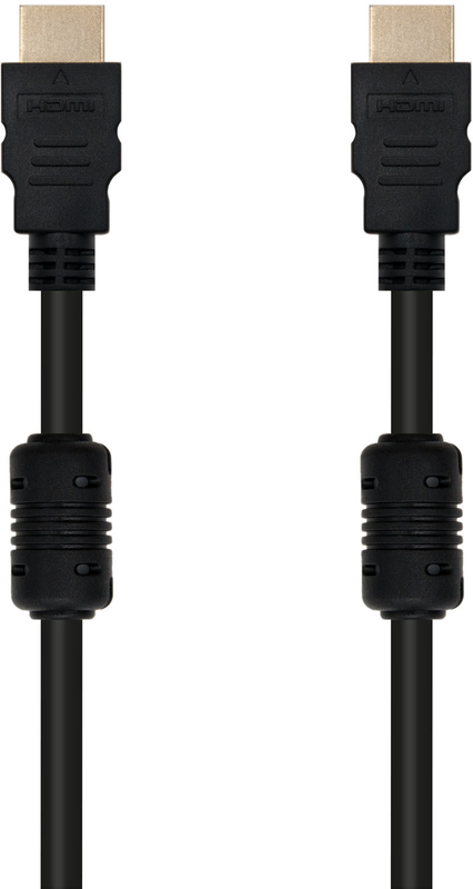 Nanocable - Cable HDMI V1.4 HEC NanoCable USB-A M/M 3 M c/Ferrite