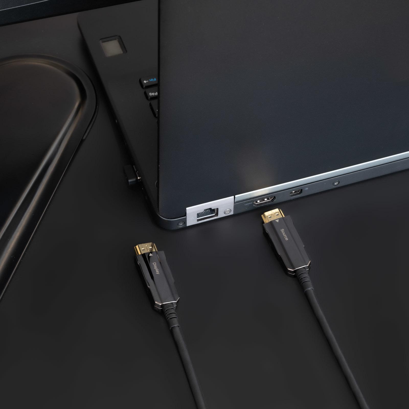 Nanocable - Cable Nanocable HDMI V2.0 AOC 18Gbps 10M Negro
