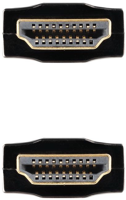 Nanocable - Cable HDMI V2.0 AOC Nanocable 4K@60HZ 18Gbps 15 M Negro