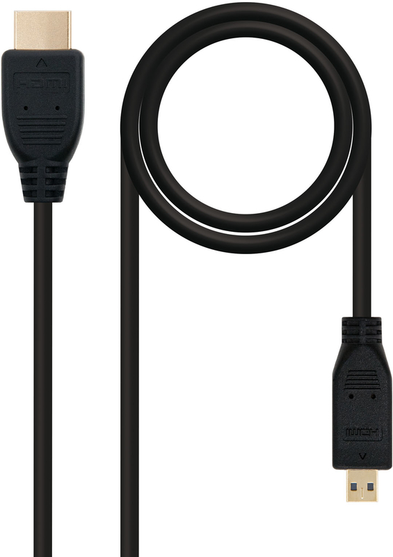 Cable Micro HDMI V1.4 HEC NanoCable A/M-D/M 1.8 M