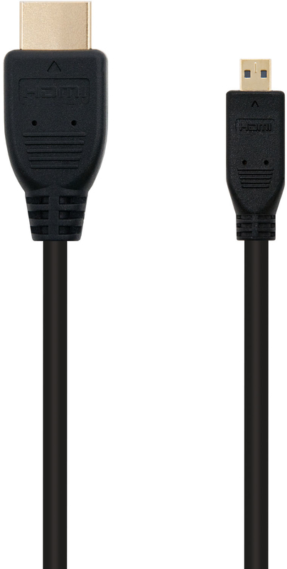 Nanocable - Cable Micro HDMI V1.4 HEC NanoCable A/M-D/M 1.8 M