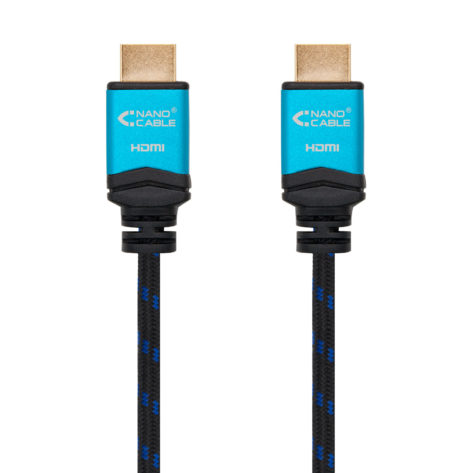 Nanocable - Cable HDMI V2.0 4K@60Hz 18Gbps Nanocable A M/M 0.5 M Premium Negro