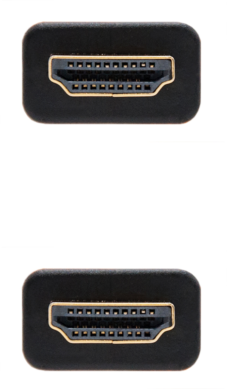 Nanocable - Cable HDMI V2.0 4K@60Hz 18Gbps NanoCable USB-A M/M 3 M Premium Negro