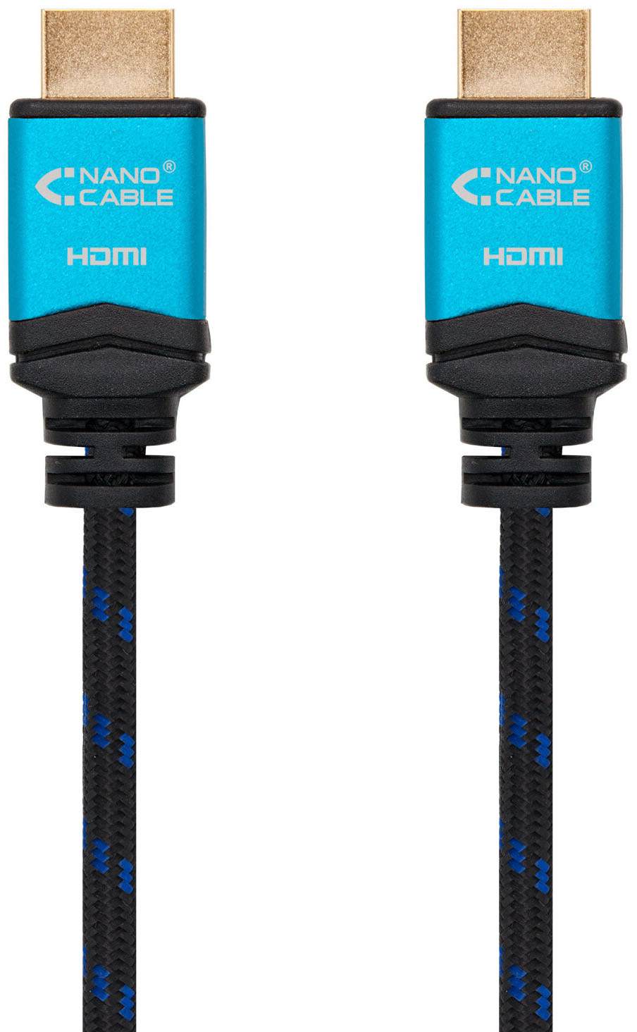 Nanocable - Cable HDMI V2.0 4K@60Hz 18Gbps NanoCable USB-A M/M 10 M Premium Negro