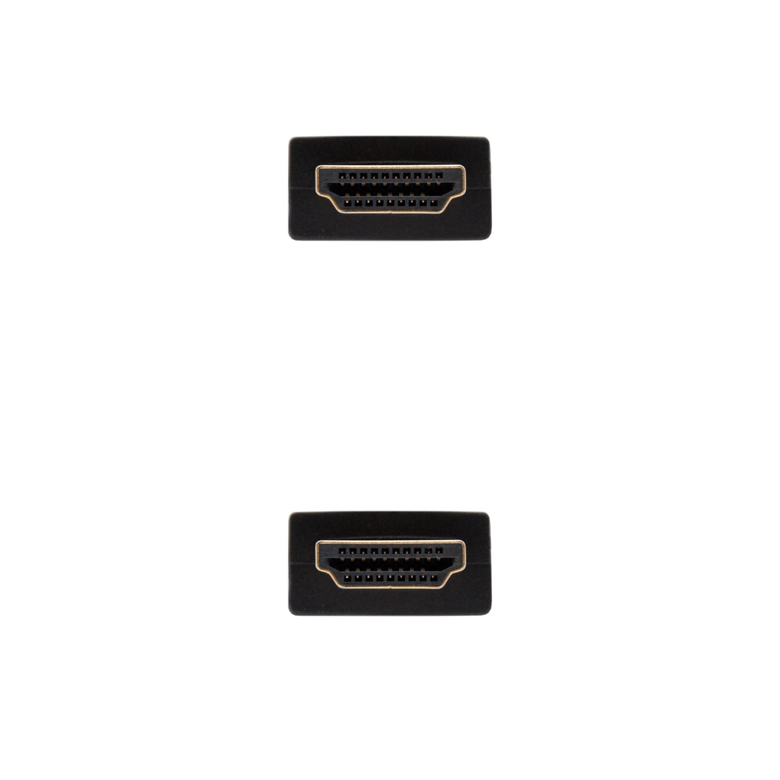 Nanocable - Cable HDMI V2.0 4K@60Hz 18Gbps NanoCable USB-A M/M 0.5 M Negro