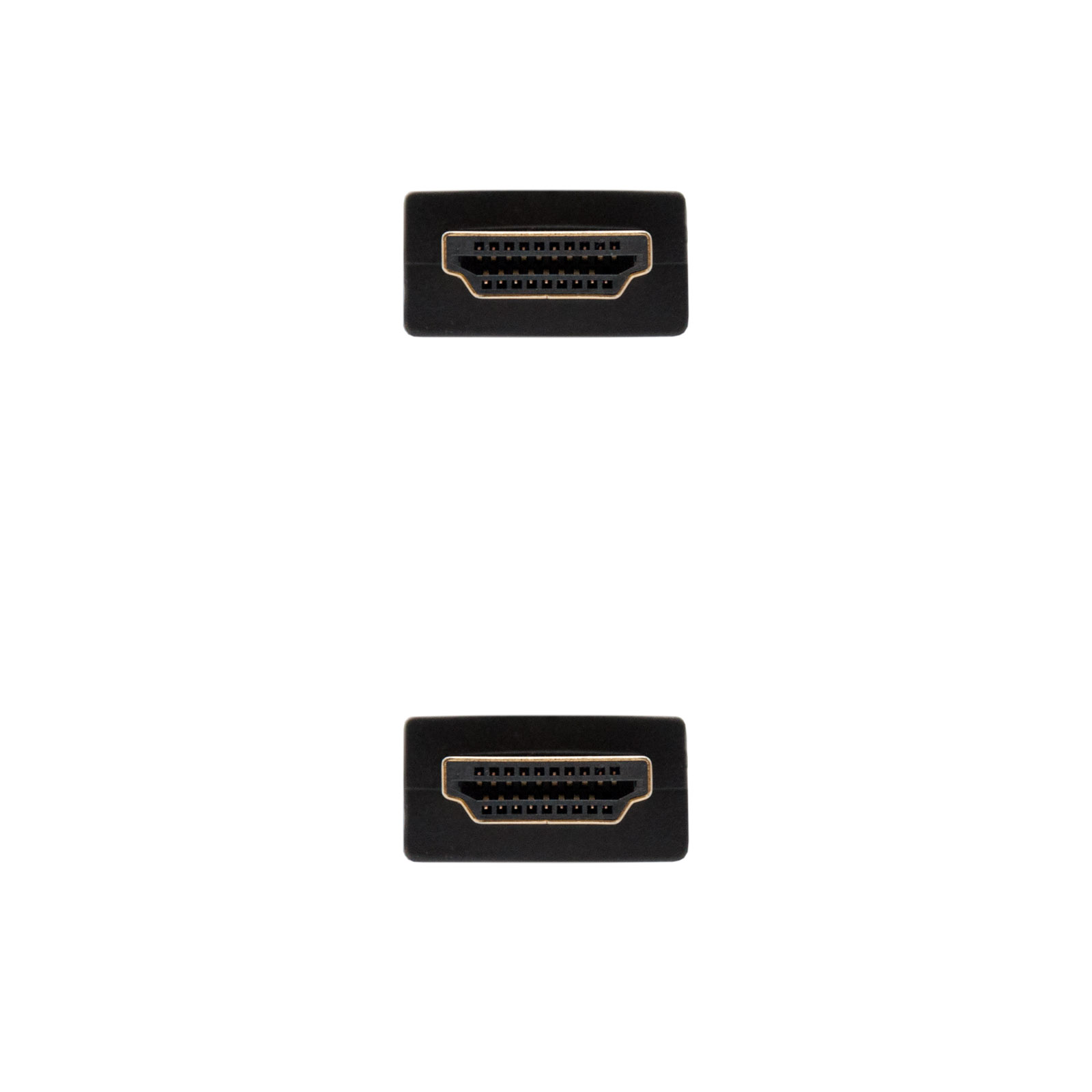 Nanocable - Cable HDMI V2.0 4K@60Hz 18Gbps NanoCable USB-A M/M 1.5 M Negro
