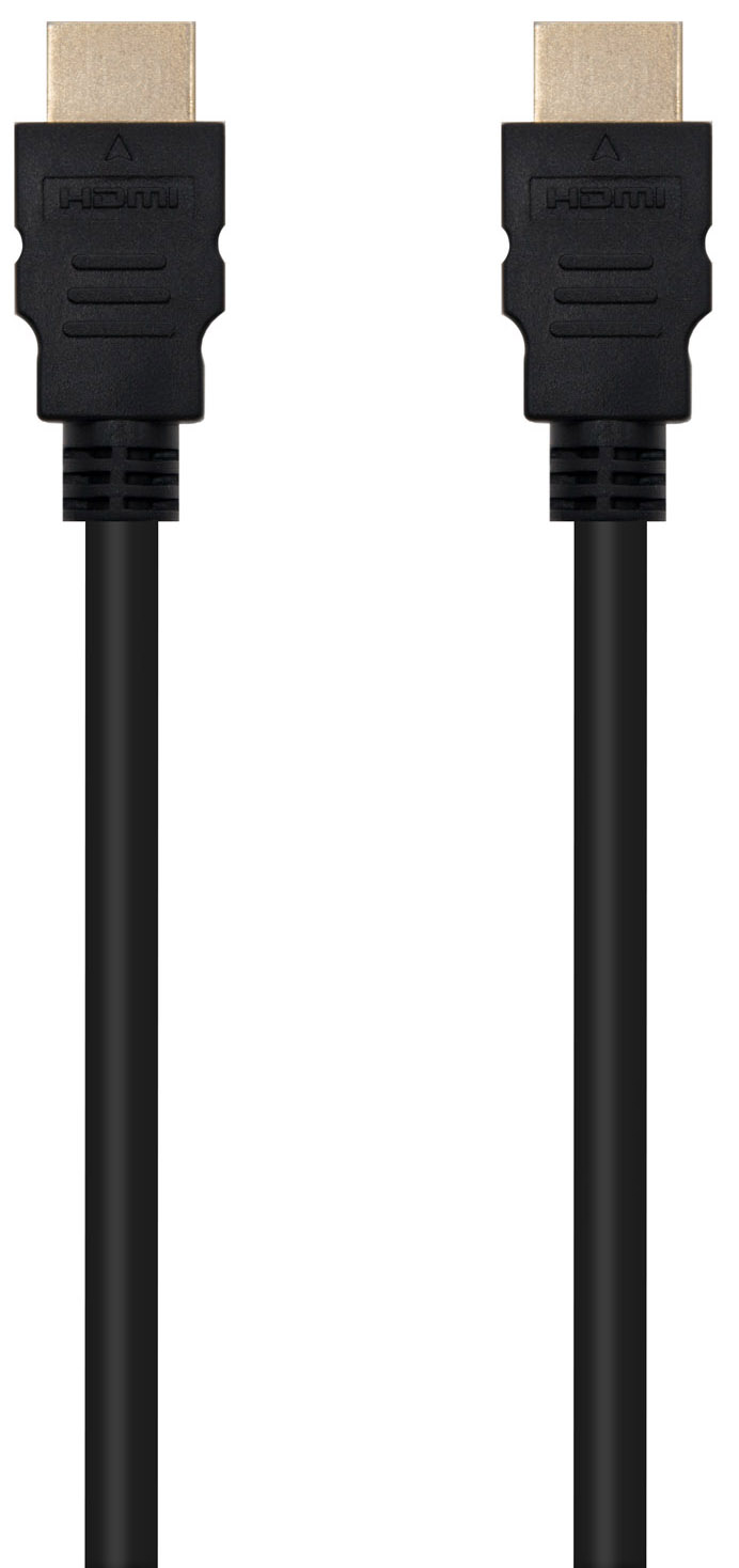 Nanocable - Cable HDMI V2.0 4K@60Hz 18Gbps NanoCable USB-A M/M 5 M Negro