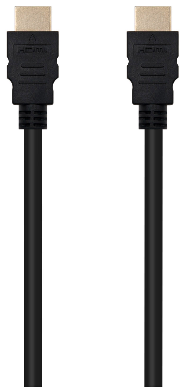 Nanocable - Cable HDMI V2.0 4K@60Hz 18Gbps NanoCable USB-A M/M 10 M Negro