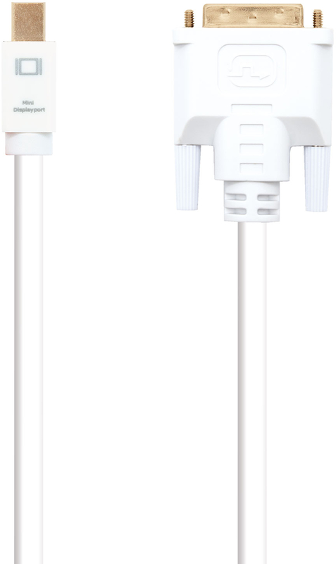 Nanocable - Cable Conversor NanoCable Mini DisplayPort/M para DVI/M 2 M Blanco